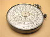 Rare 1920's Fowler's Type H circular slide rule/calculator